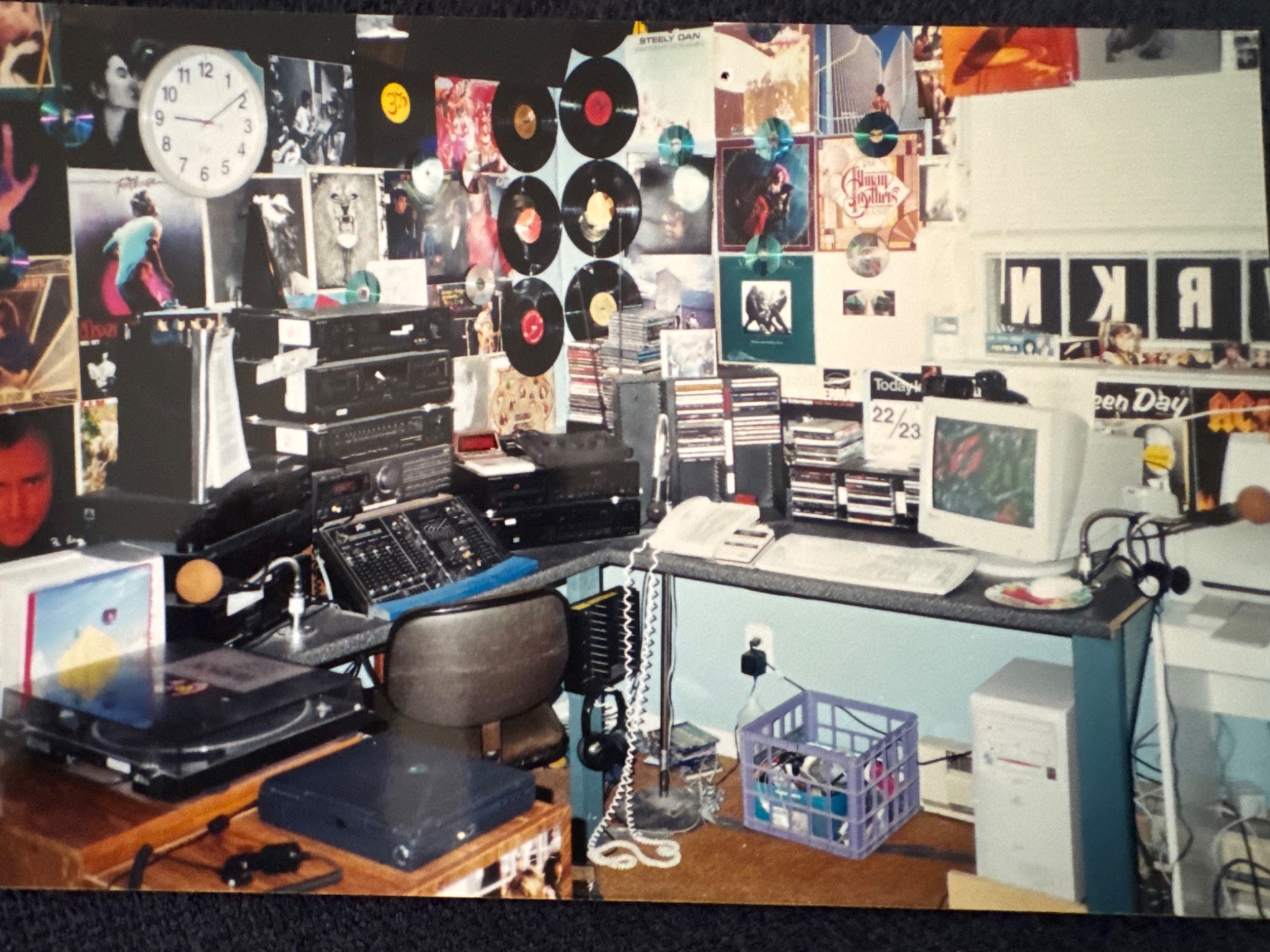 The original 91-5 WRKN studio